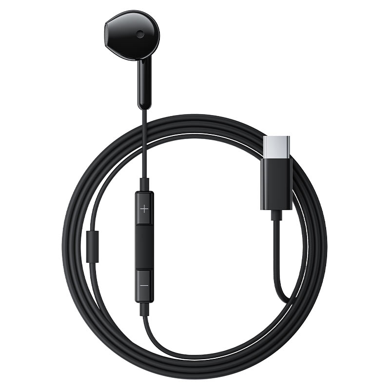 سماعة أذن سلكية أحادية الأذن AceFast USB-C (L9) باللون الأسود