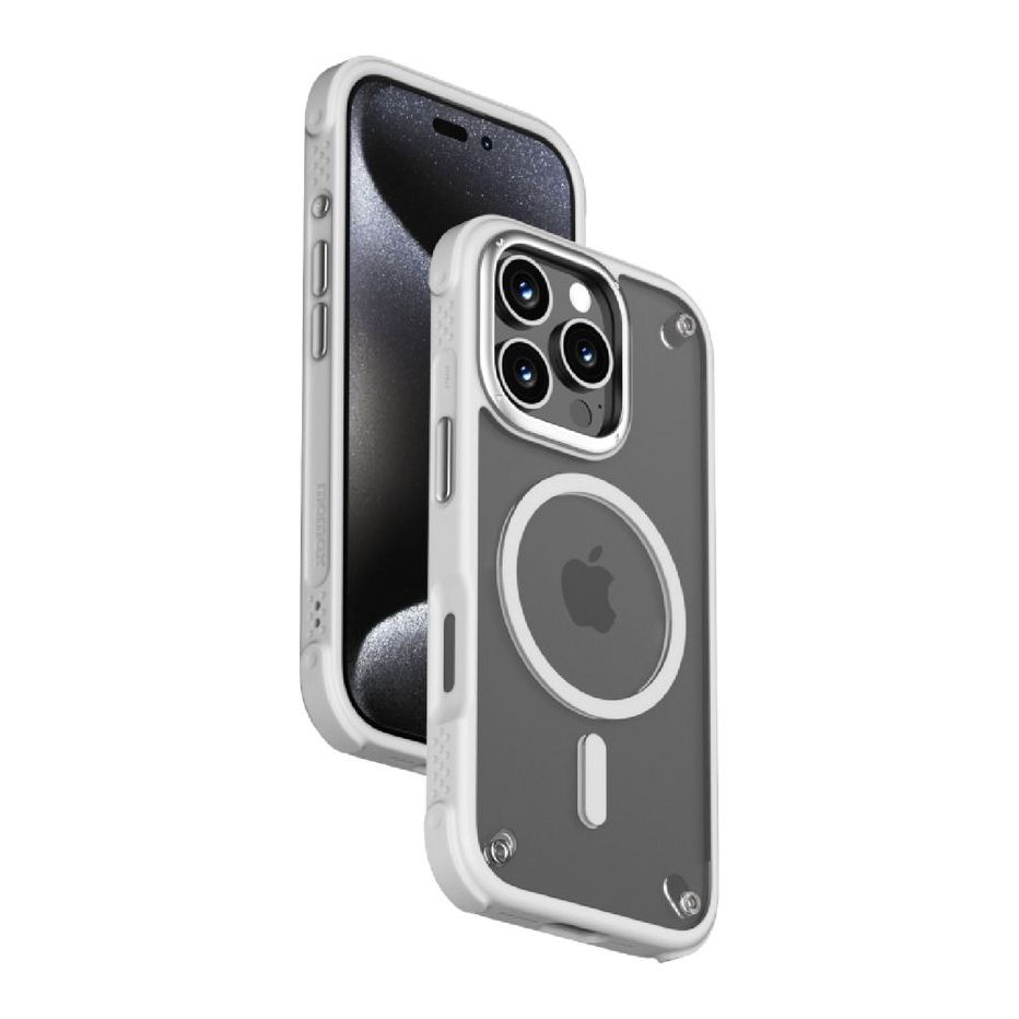 كفر Momax Air المغناطيسي للحماية لهاتف iPhone 16 Pro Max - رمادي