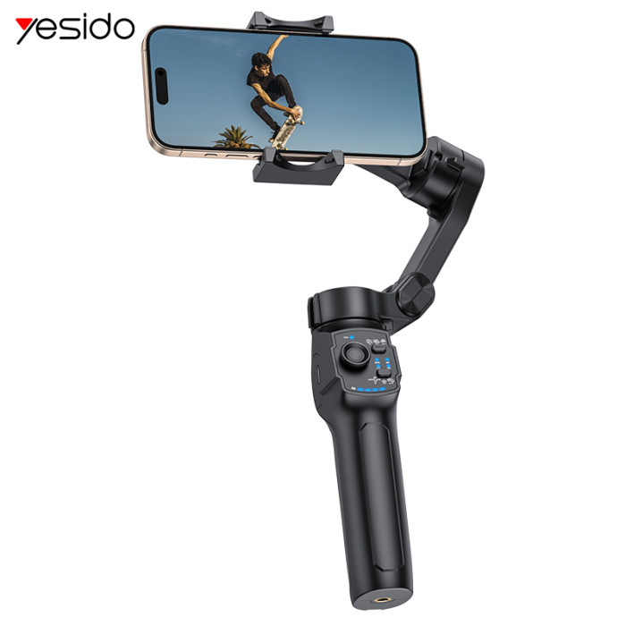مثبت Gimbal ثلاثي المحاور من Yesido (SF27) أسود
