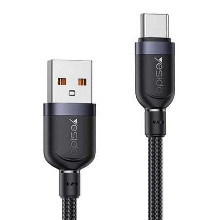 كابل Yesido Usb-A إلى Usb-C للشحن السريع 30 سم - أسود