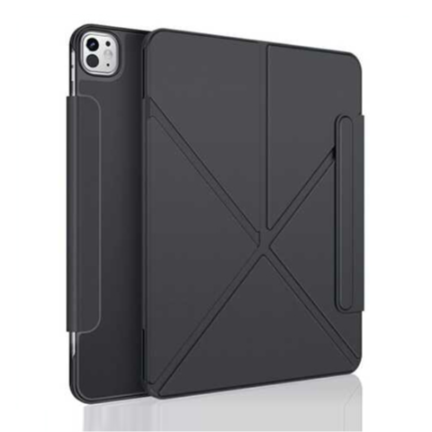 حافظة XUNDD المغناطيسية الذكية لجهاز iPad Air 13" (M2/M3) وPro 12.9" باللون الأسود
