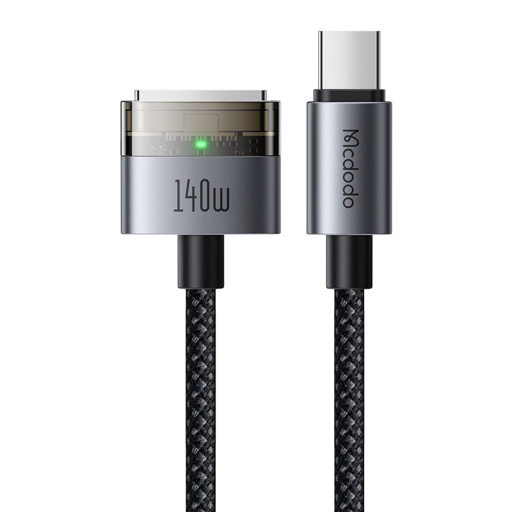 كابل USB-C إلى Magsafe 3  بقوة 140 واط - أسود