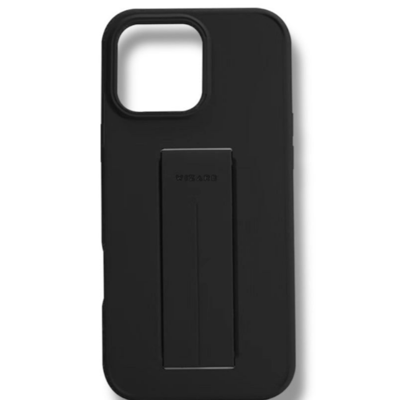 كفر Grovix Silicon Grip لهاتف ايفون 13 برو ماكس من Wizard - أسود