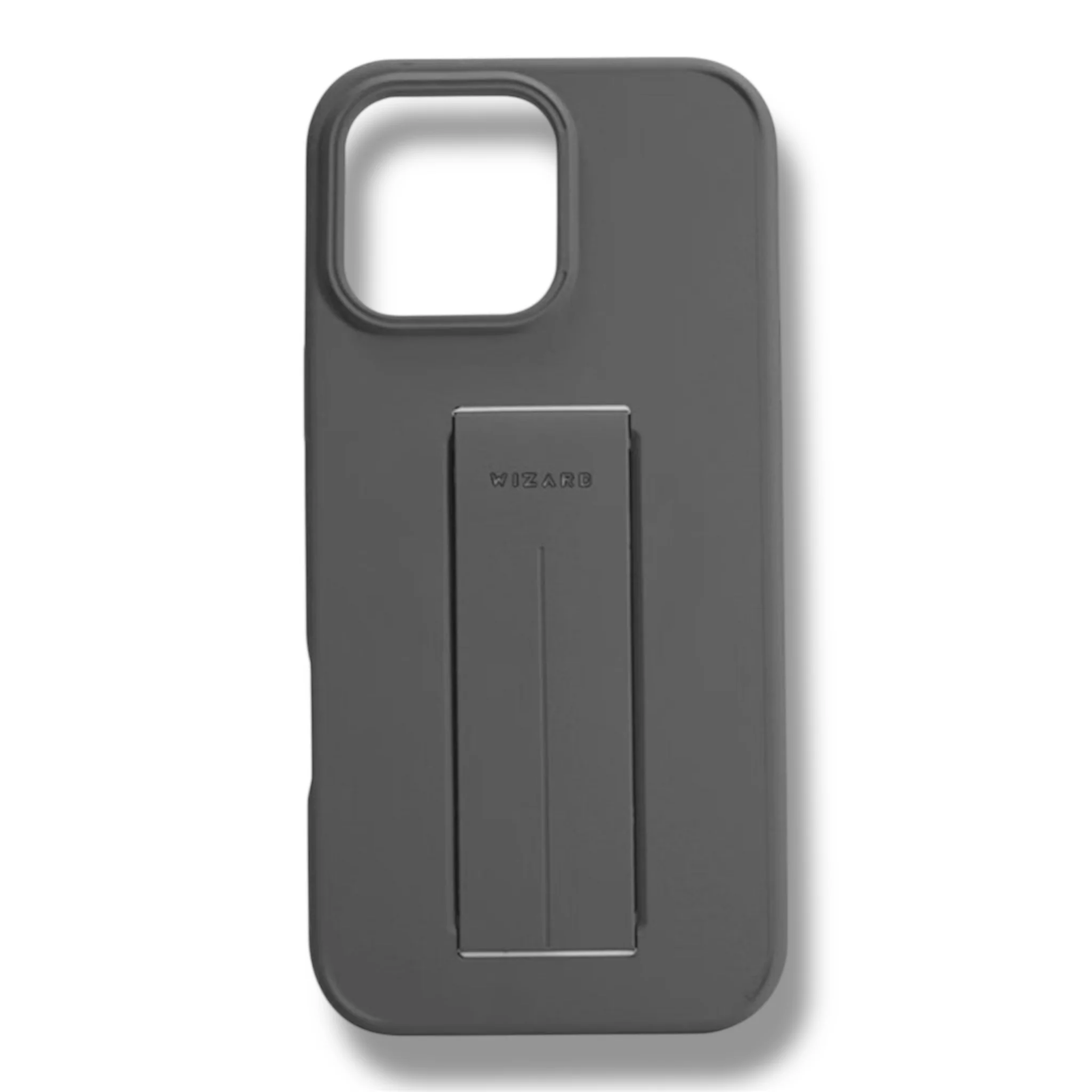 كفر Wizard Grovix Silicon Grip لآيفون 15 برو – رمادي