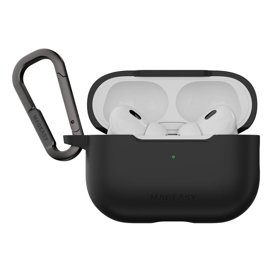 كفر MagEasy Skin لسماعات Apple AirPods Pro الجيل الأول والثاني – أسود
