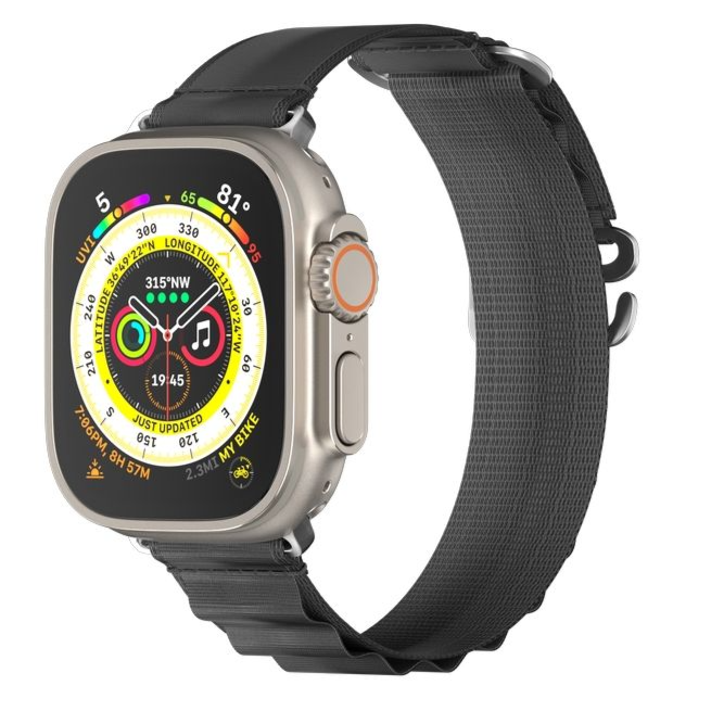 MagEasy Active Sport G-hook Apple Watch Loop 38/40/41 ملم - أسود