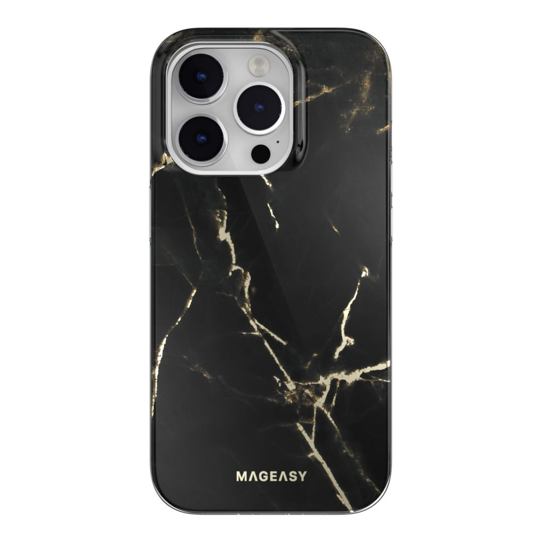 كفر Marble M لهاتف آيفون 14 برو من MagEasy – أسود
