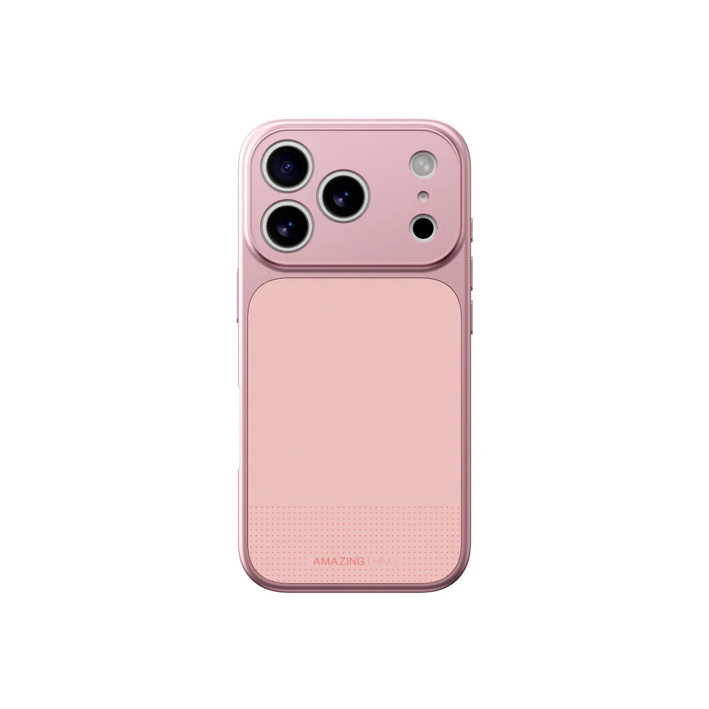 كفر AmazingThing Minimal FullCover Magsafe لهاتف iPhone 17 Pro Max - وردي