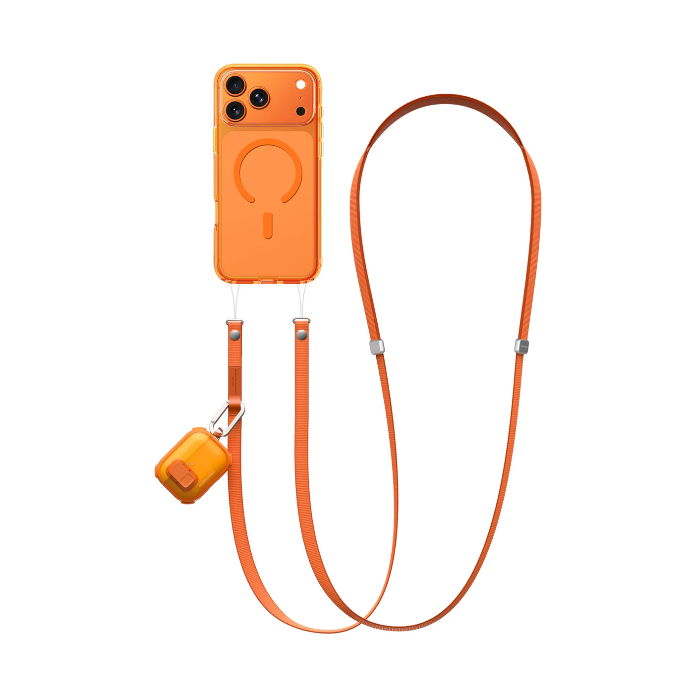 حزام Titan MagStrap للهاتف وAirpods من AmazingThing (W1707) برتقالي
