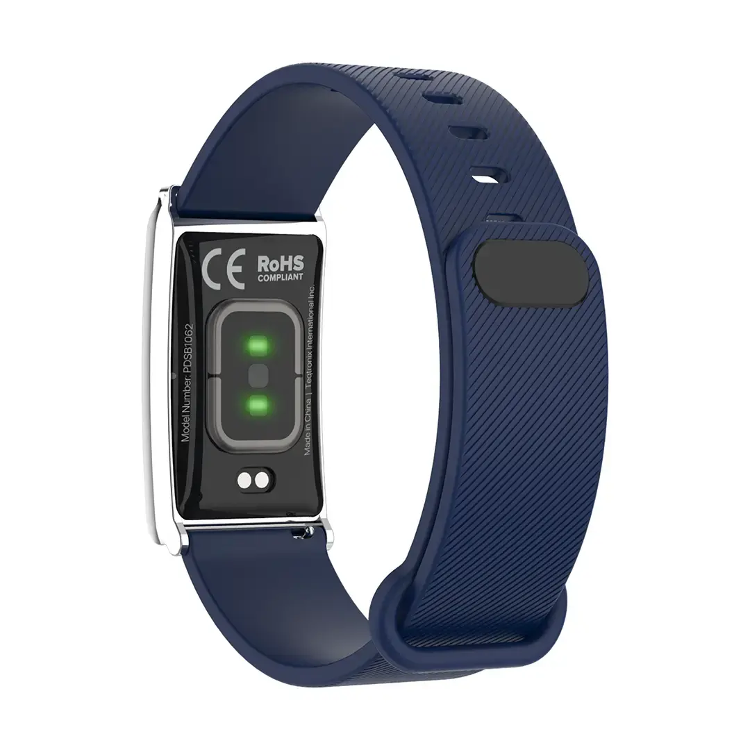 سوار Porodo Trackfit الذكي للياقة بدون شاشة - أزرق