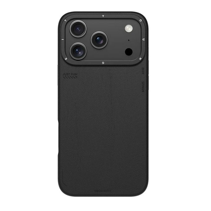 كفر YoungKit Technology الأنيق لهاتف iPhone 17 Pro - أسود أوبسيديان