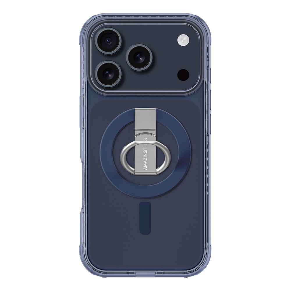 كفر  لهاتف iPhone 17 Pro من AmazingThing Titan Pro - أزرق