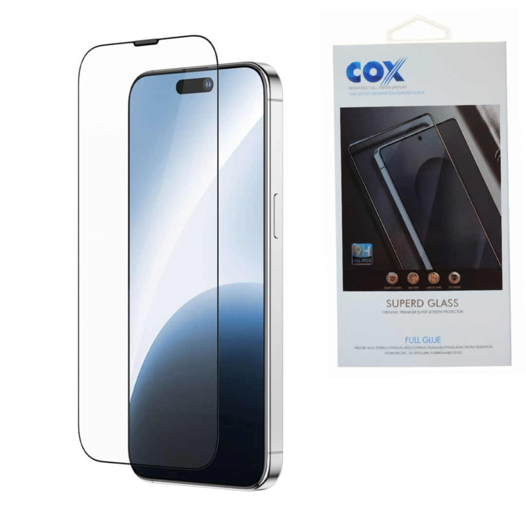 حمايه  شاشة زجاجي شفاف من COX  سوبر دي لهاتف آيفون 17 برو ماكس