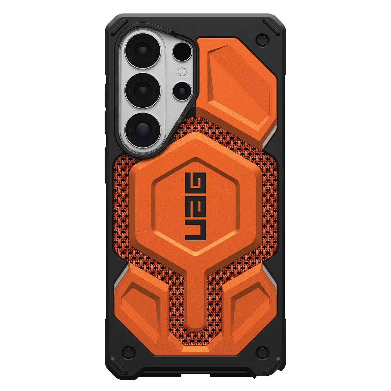 كفر UAG Monarch Pro لهاتف سامسونج Galaxy S26 Ultra – برتقالي / أسود