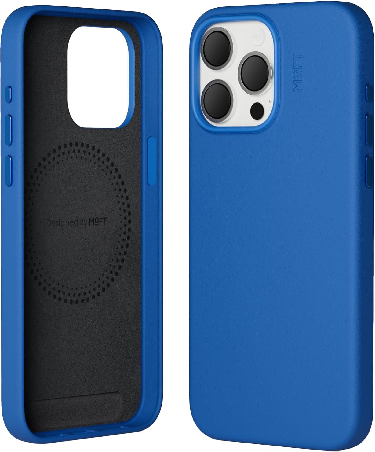كفر MOFT Snap لهواتف 15 Pro Max iPhone – يدعم MagSafe - أزرق