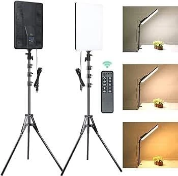 اضاءة مستطيله مع جهاز تحكم وستاند  RL-24
