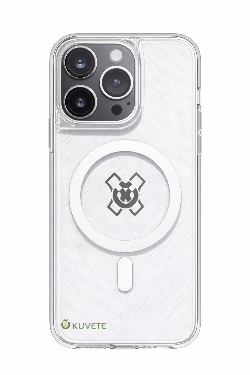 كفر Kuvete Crush Magsafe الشفافة الواقية لهاتف iPhone 14 Pro Max