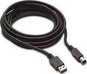كيبل طابعة CRYSTAL USB Type-A إلى Type-B بطول 3 متر – أسود