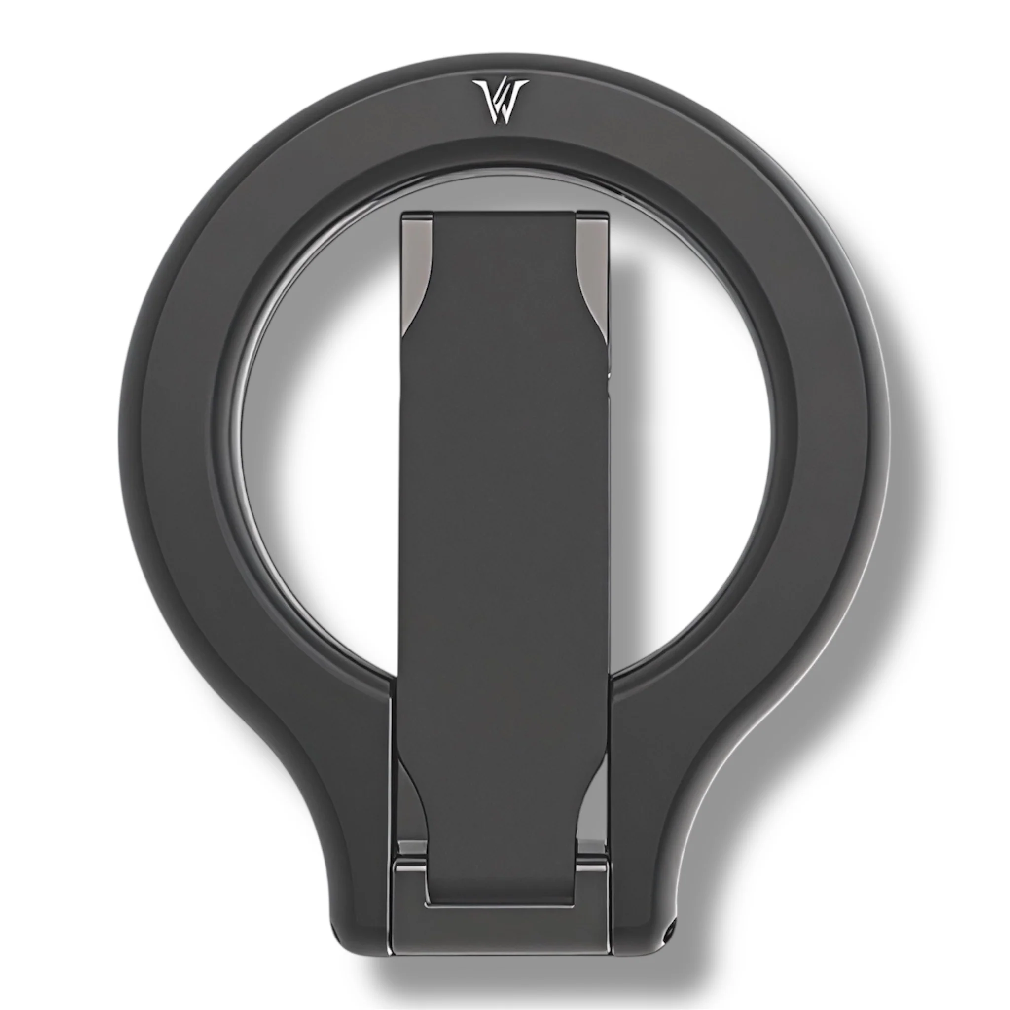 حامل وستاند حلقي مغناطيسي Gear Ring Stand بزاوية 360° من Wizard - أسود