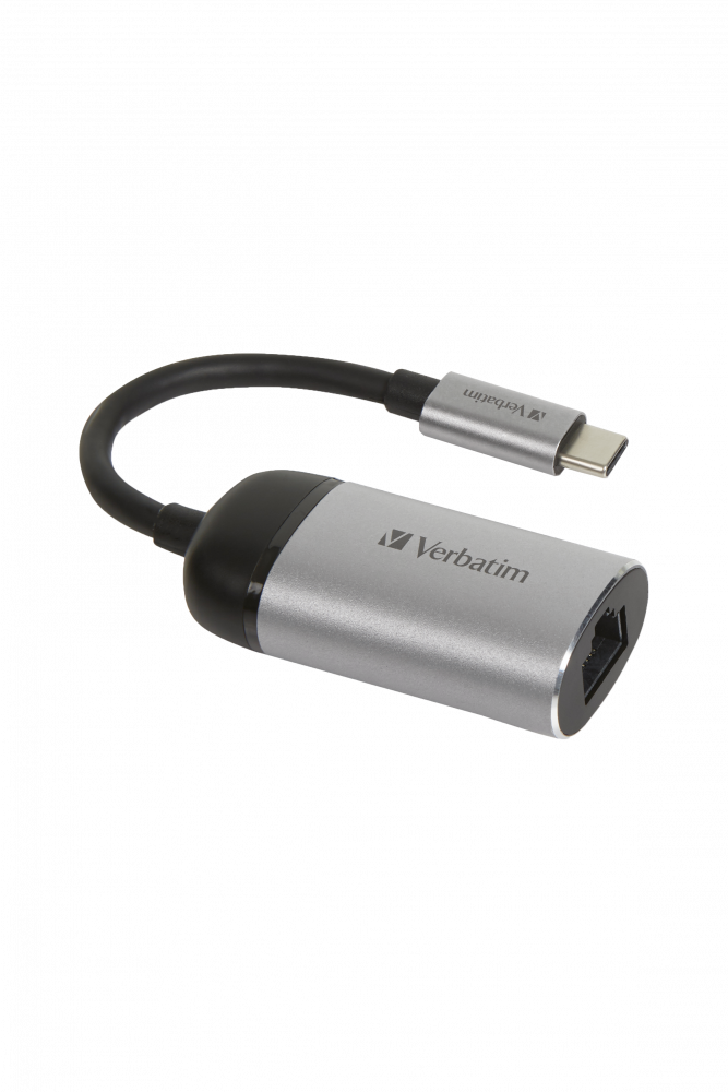 محول Verabatim USB-C إلى جيجابت إيثرنت - 49146