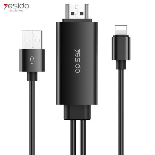 وصلة لايتننغ إلى HDMI من Yesido - بطول 1.8 متر