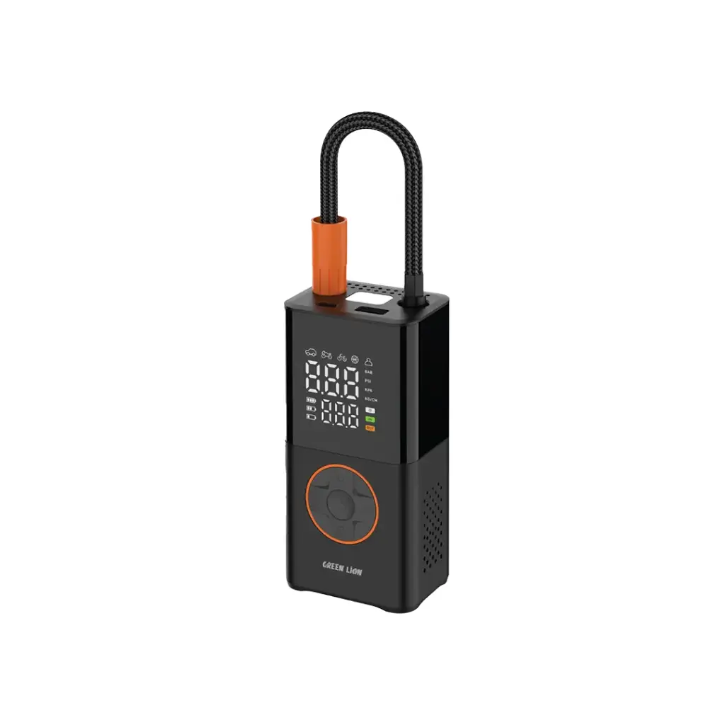 منفاخ هواء محمول (كمبروسر) بضغط 150 PSI من  Green Lion - أسود