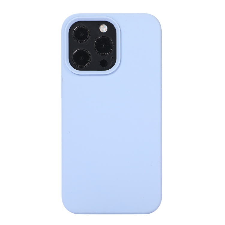 كفر حمايه Exact EX1096  من السيليكون سائل لهاتف iPhone 15 Pro Max - أزرق فاتح
