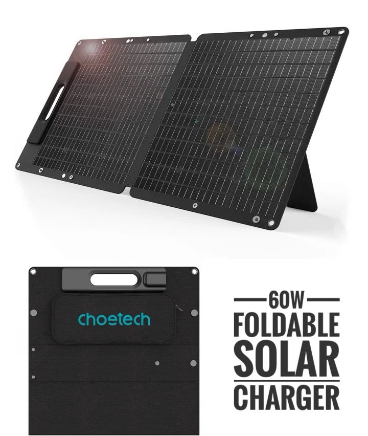 لوح طاقة شمسية قابل للطي Choetech 60 واط موديل SC070