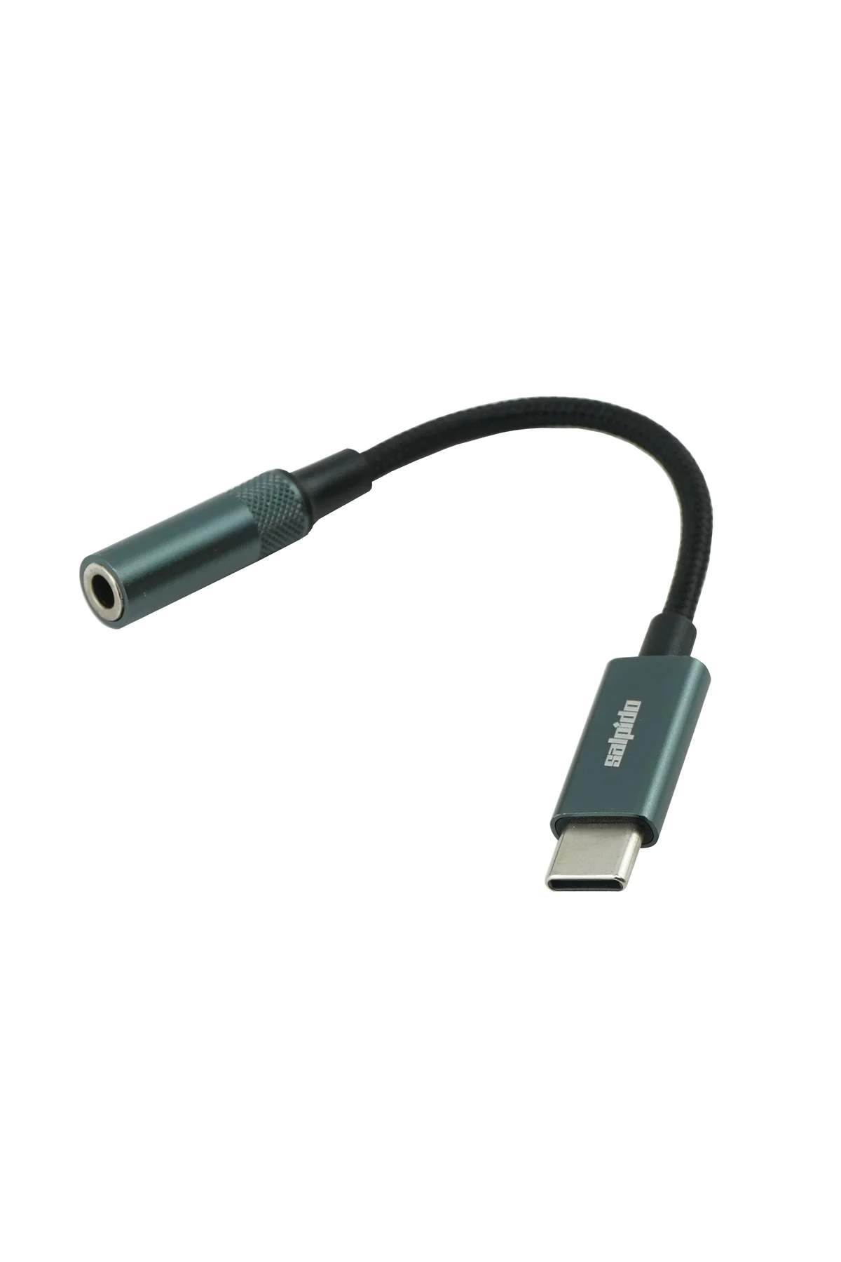 وصله  USB-C إلى منفذ 3.5 مم أنثى من Salpido  - أسود