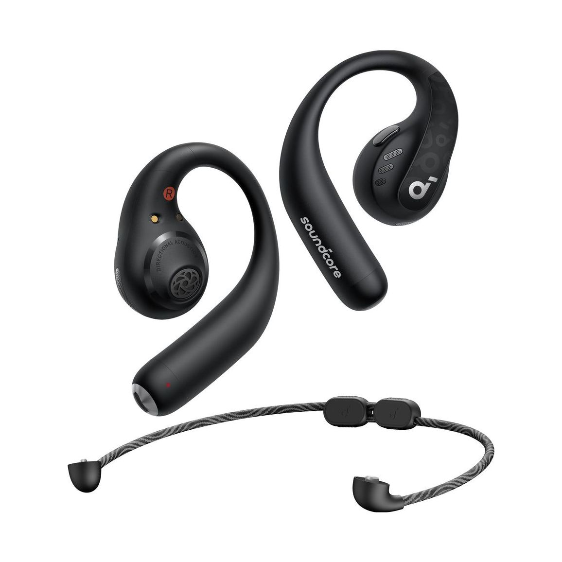 سماعات أذن لاسلكية مفتوحة Anker Soundcore AeroFit Pro - أسود