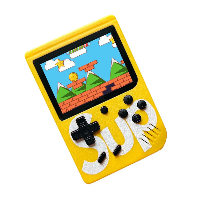 وحدة الألعاب المحمول Sup Retro 400 في 1 - أصفر