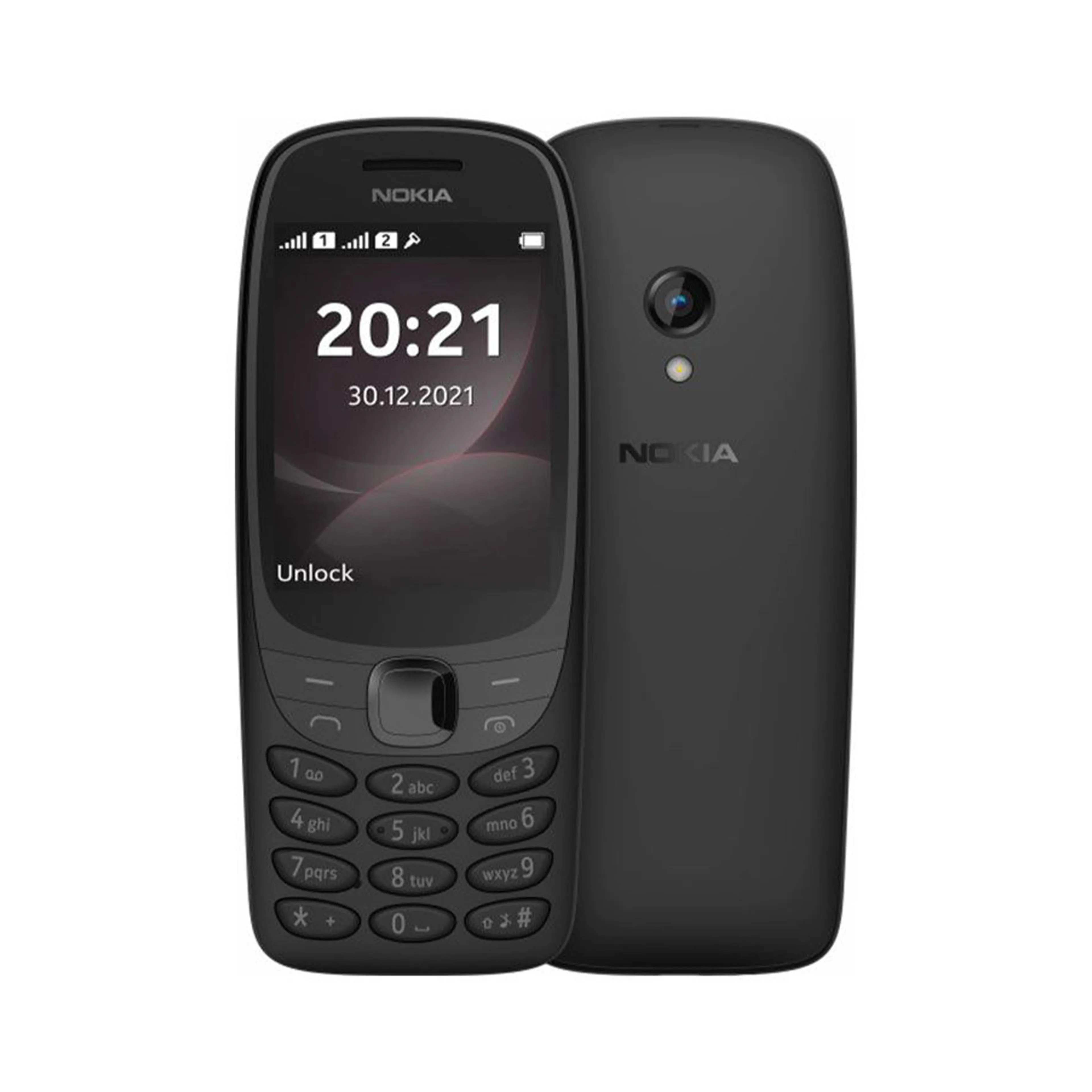 هاتف  Nokia 6310 ثنائي الشريحة (TA-1400) أسود من HMD