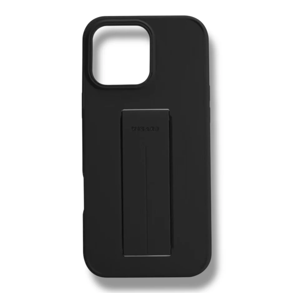 كفر Wizard Grovix Silicon Grip لآيفون 14 برو – أسود