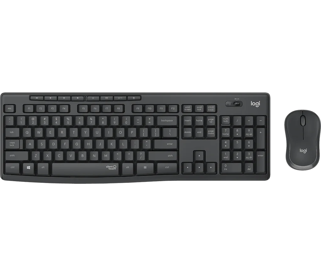 Logitech MK295 Silent Wireless Keyboard and Mouse Combo (English/Arabic)