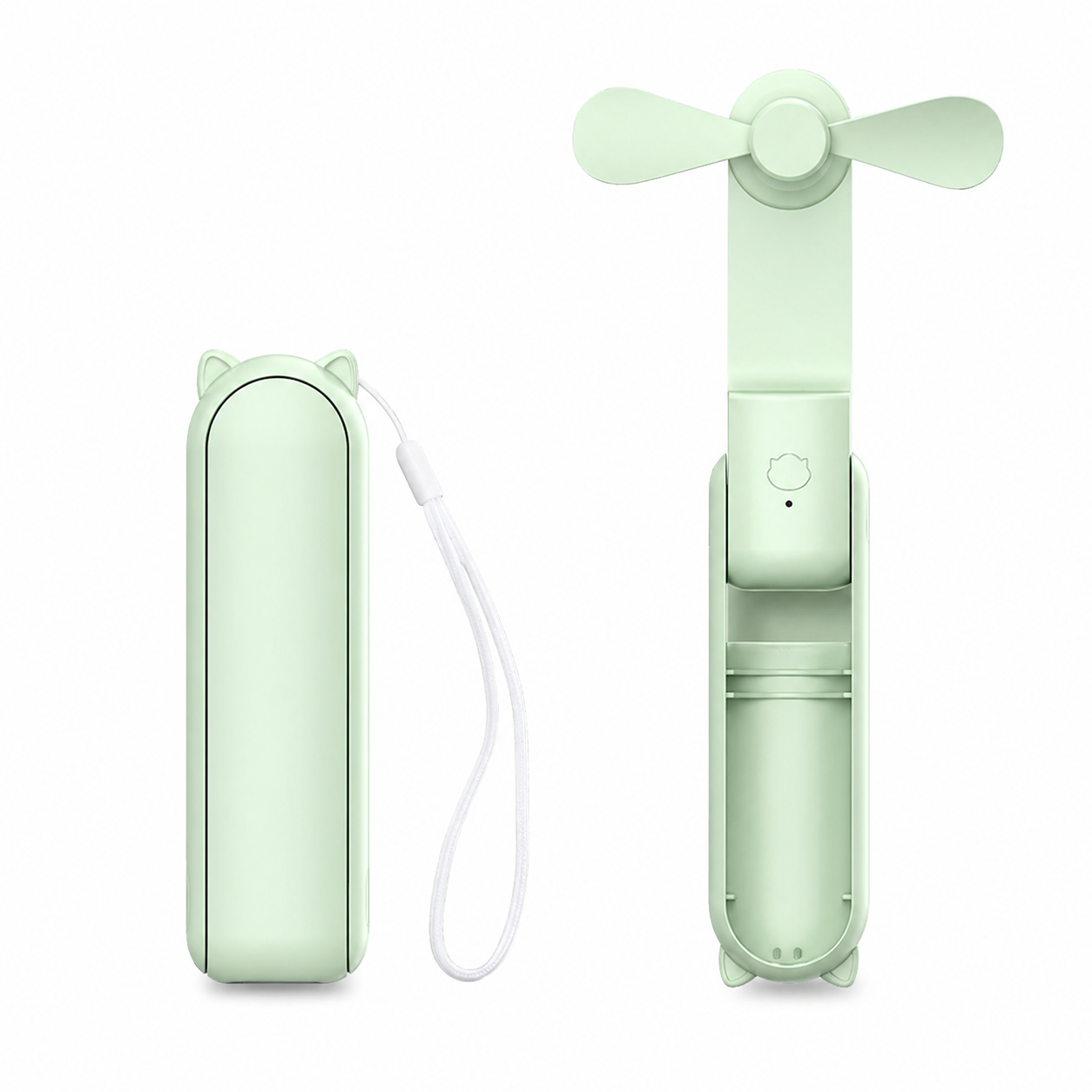 Multifunctional Folding Fan (HZ001) Light Green