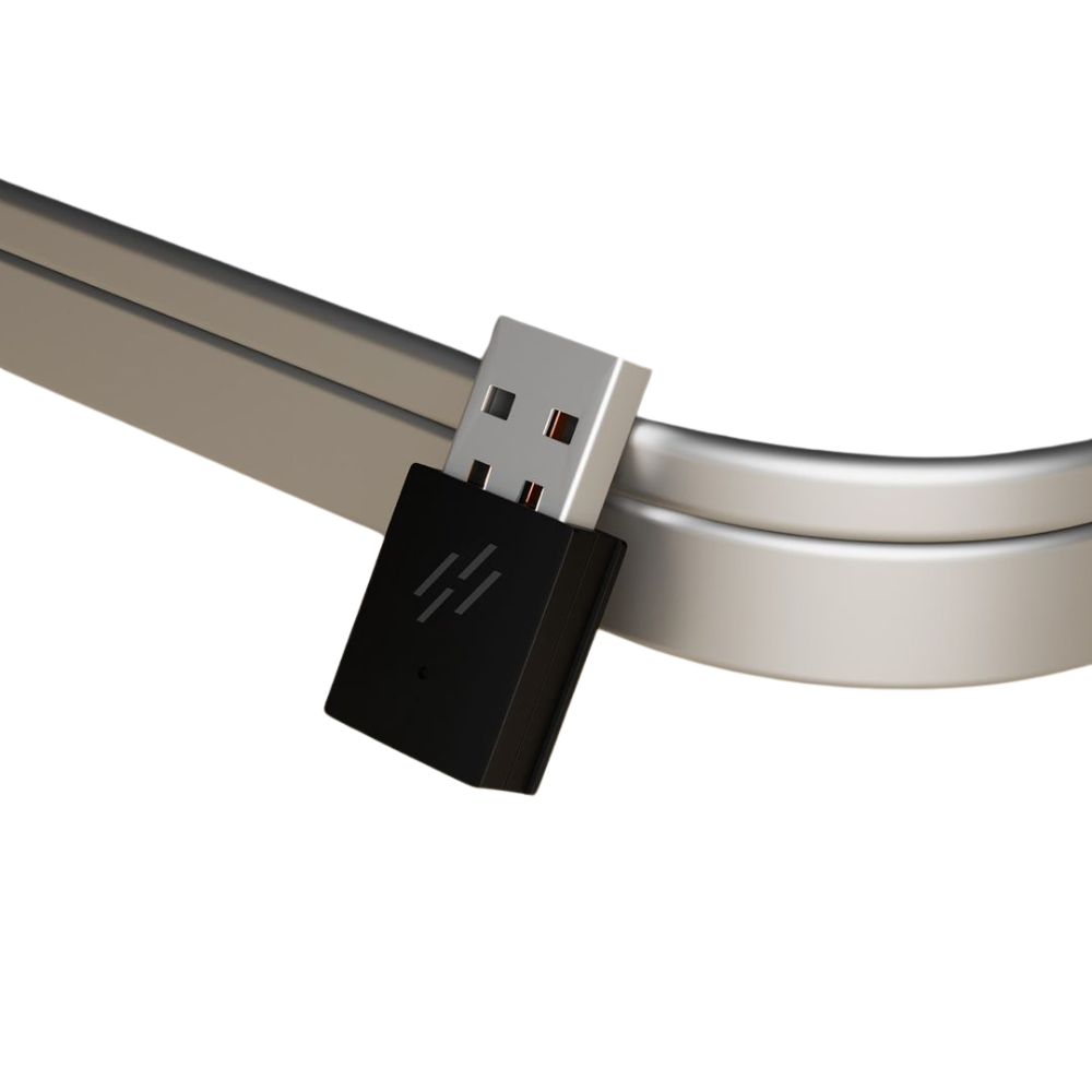 محول USB متعدد الوظائف واي-فاي + بلوتوث من Heatz - اسود