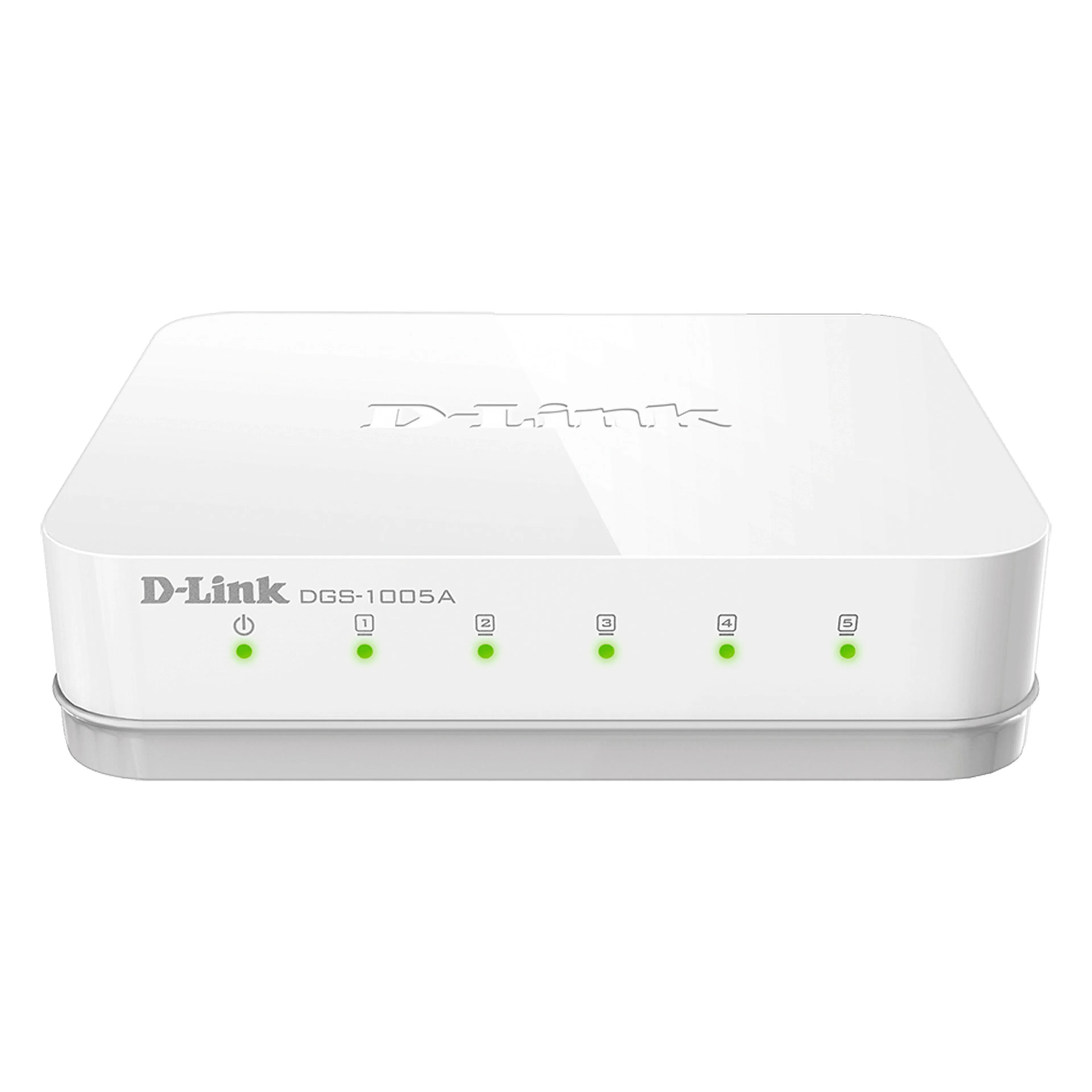 وصلة إيثرنت مكتبيه 5 منافذ جيجابت من D-Link - أبيض