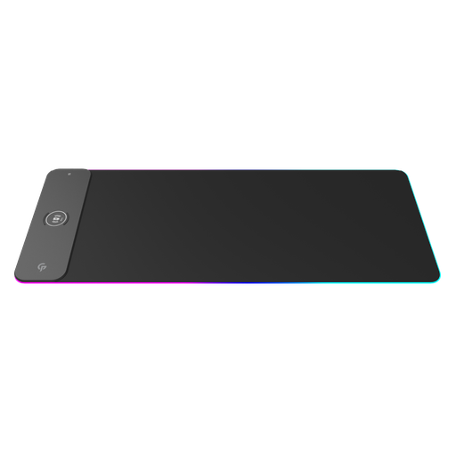 ماوس باد لاسلكي مع شحن Porodo RGB – أسود