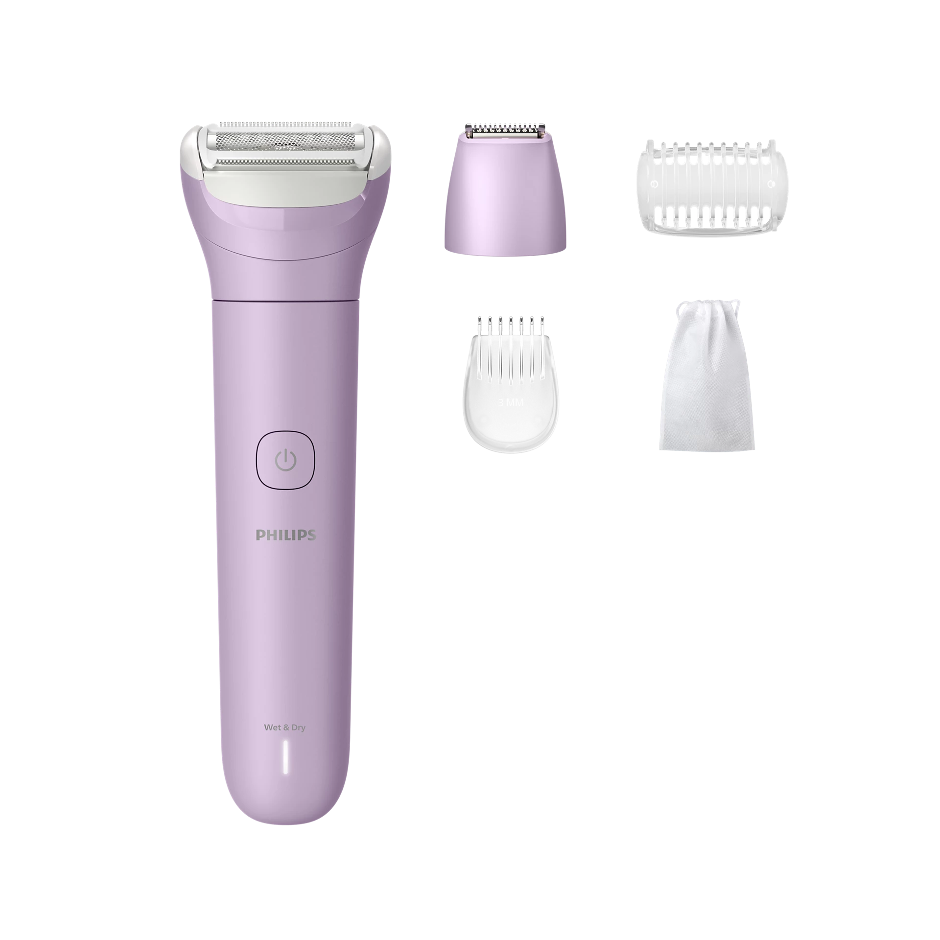ماكينة حلاقة نسائية مقاومة للماء Philips Series 6000 - بنفسجي