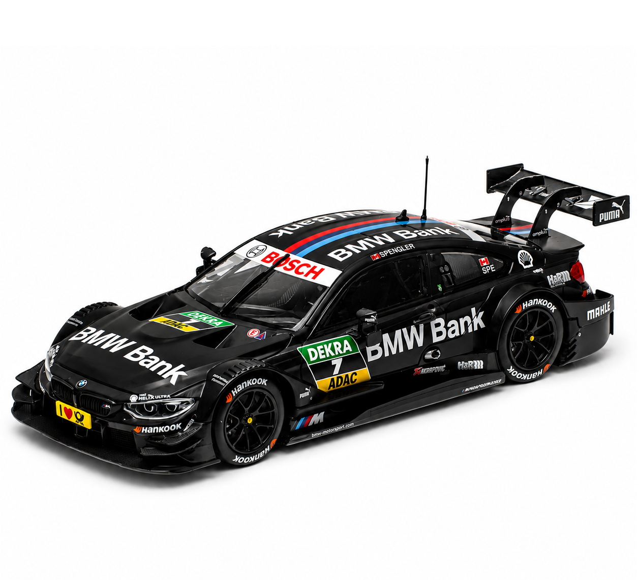 سيارة سباق وتحكم عن بعد BMW حجم 1:16 من SDX Racer - أسود