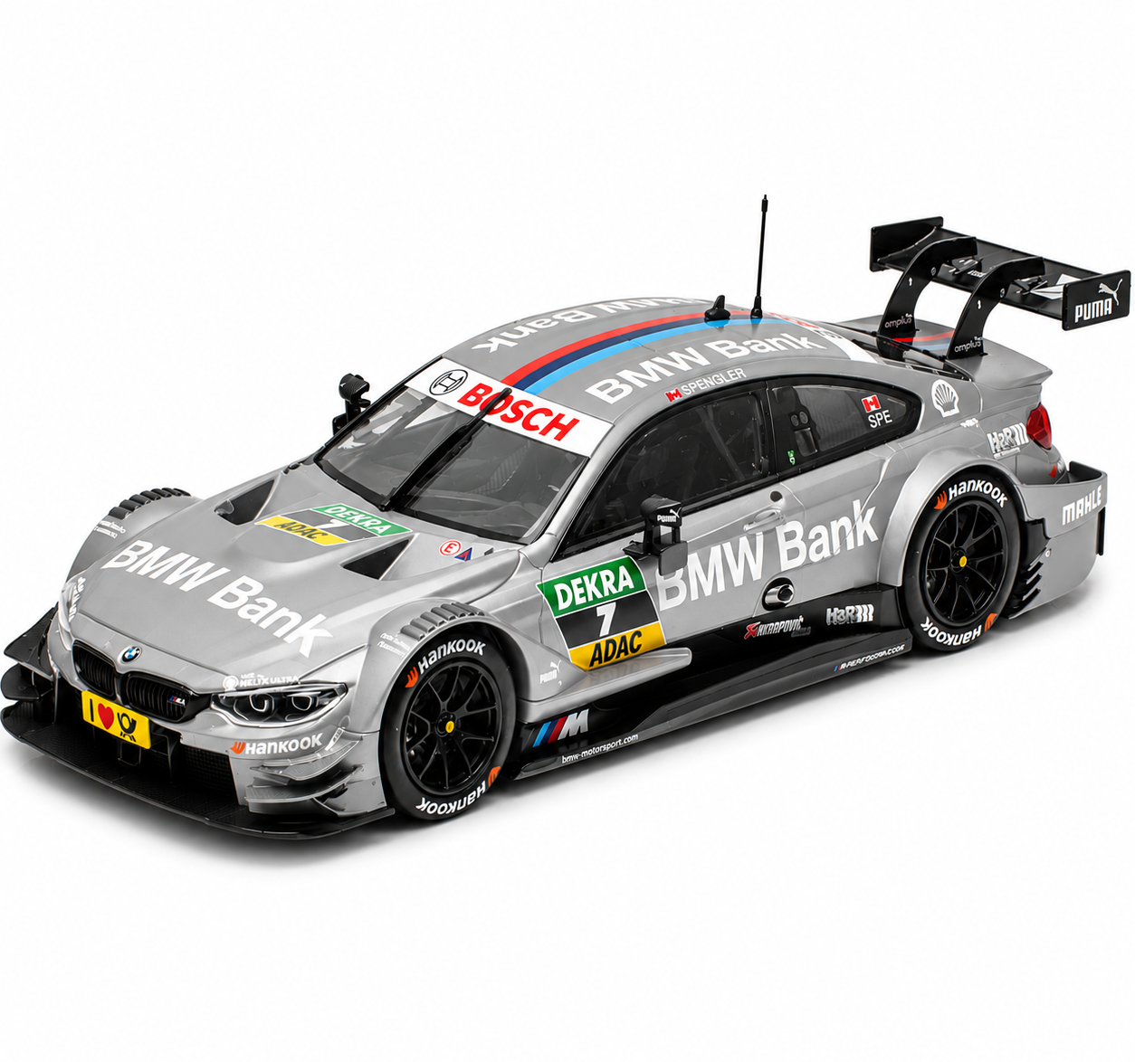 سيارة سباق وتحكم عن بعد BMW حجم 1:16 من SDX Racer - رمادي
