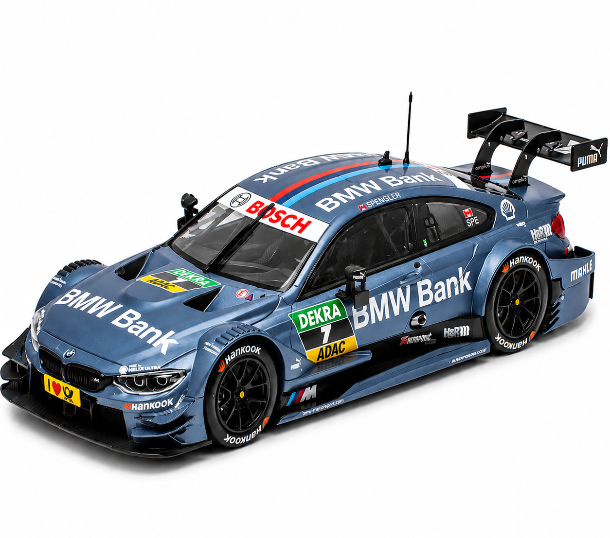 سيارة سباق وتحكم عن بعد BMW حجم 1:16 من SDX Racer - أزرق