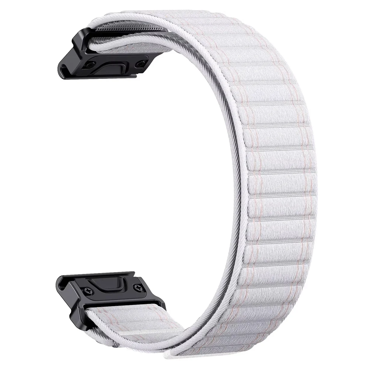 سير Garmin Fabric Quick Fit مقاس 22mm من 974 Bands - أبيض