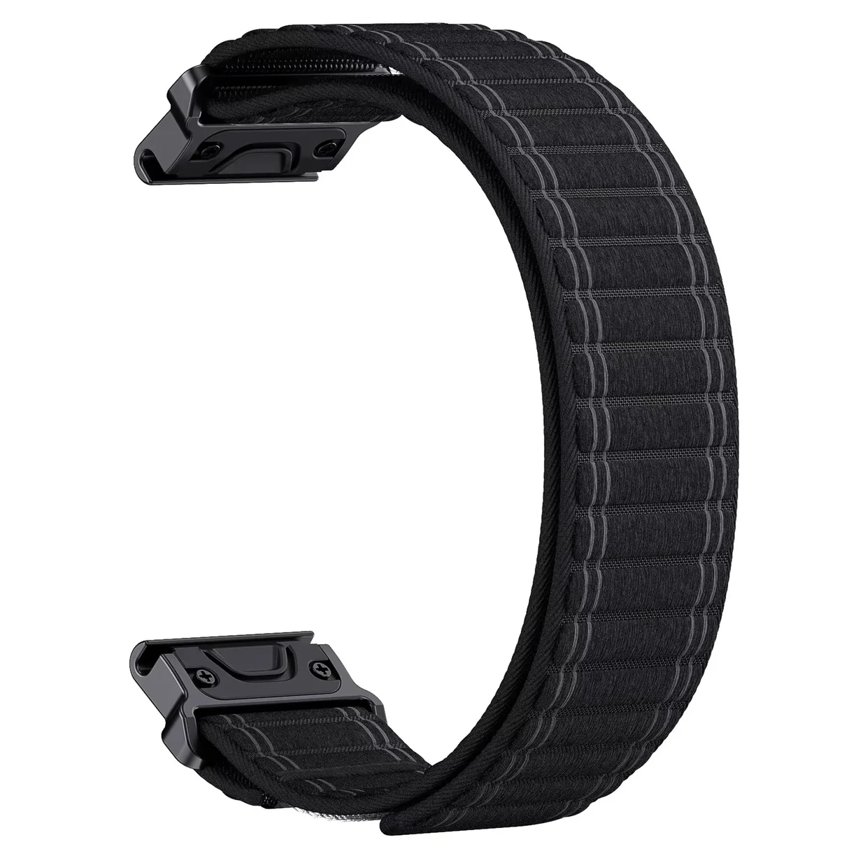 سير Garmin Fabric Quick Fit مقاس 22mm من 974 Bands - أسود