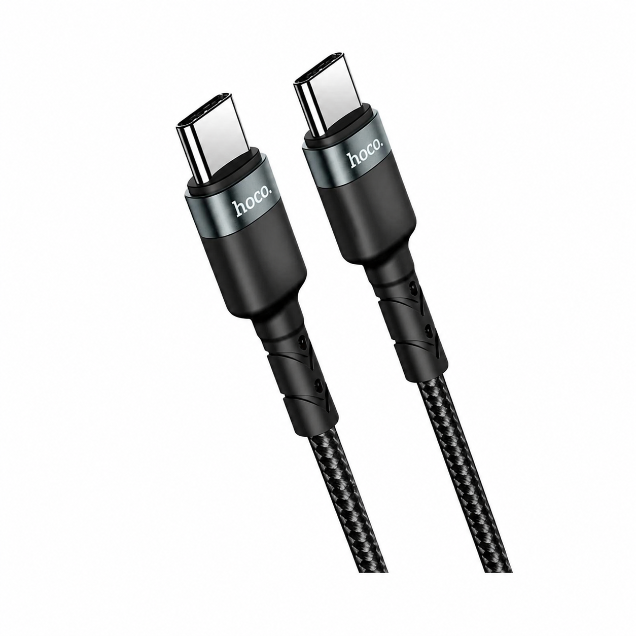 كابل شحن USB-C إلى USB-C بقوة 60 واط نايلون بطول 2 متر من HOCO