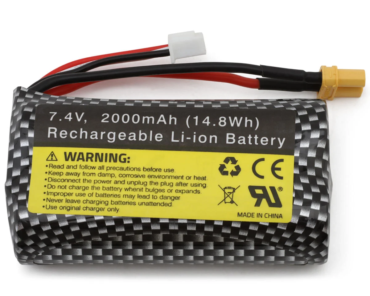 بطارية ليثيوم RC Cars قابلة للشحن 7.4V بسعة 2000mAh من UDIR/C (UDI023-33)