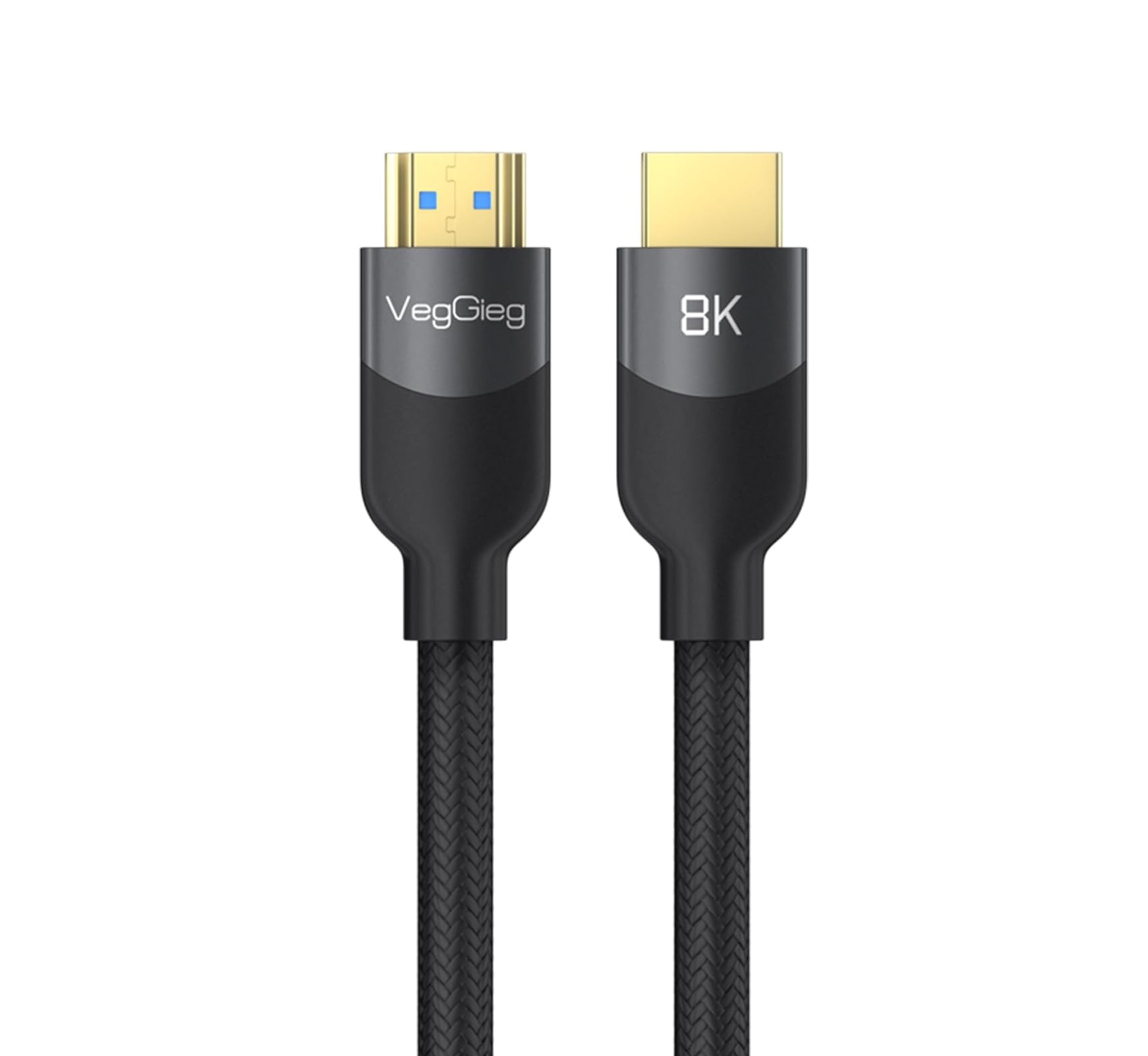 كيبل فيديو Veggieg HDMI 2.1 بدقة 8K بطول 3 متر (V-H902) - أسود