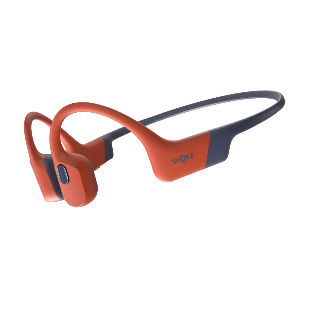 سماعة Shokz OpenSwim Pro الرياضية بتقنية التوصيل العظمي (S710) أحمر