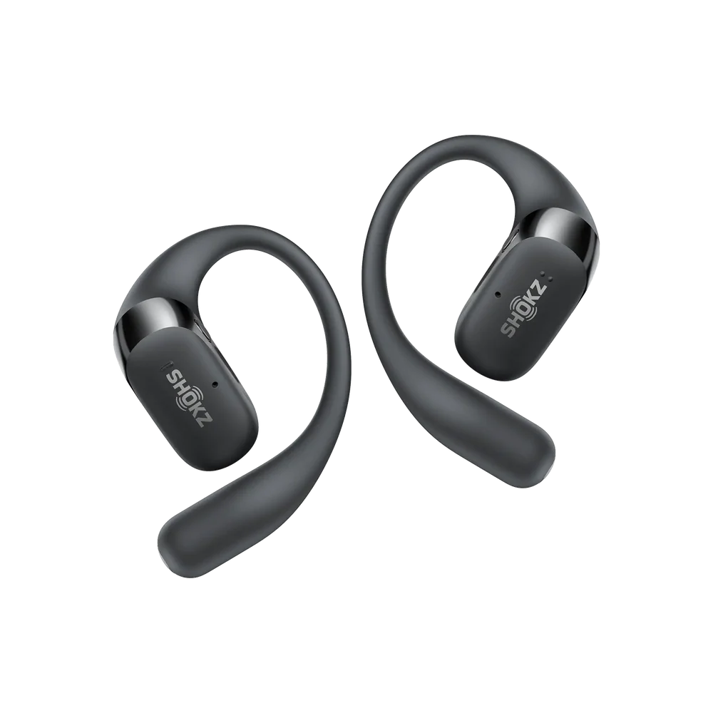 سماعة Shokz OpenFit 2+ اللاسلكية المفتوحة للأذن (T921) أسود