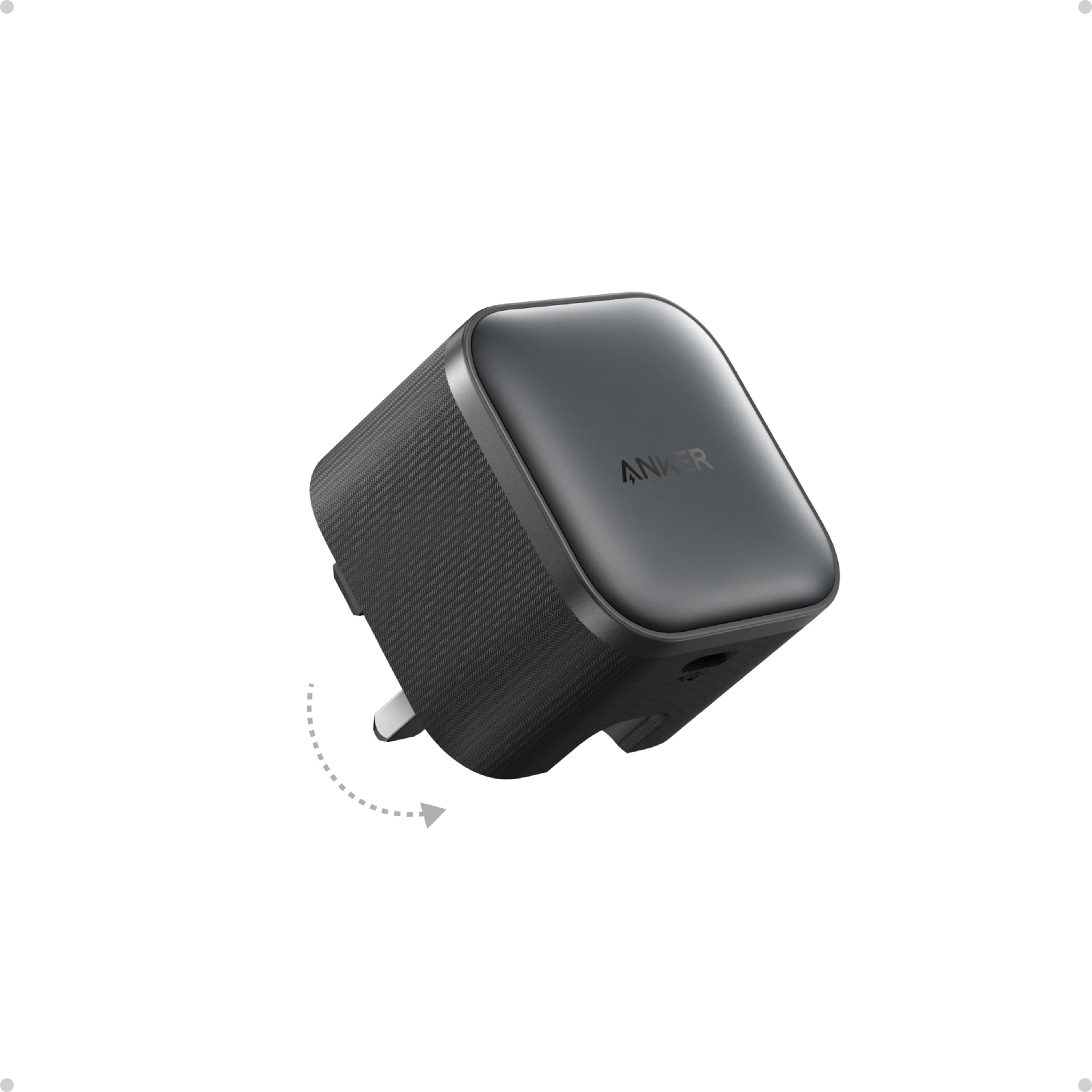شاحن Anker Nano USB-C بقوة 45 واط - أسود